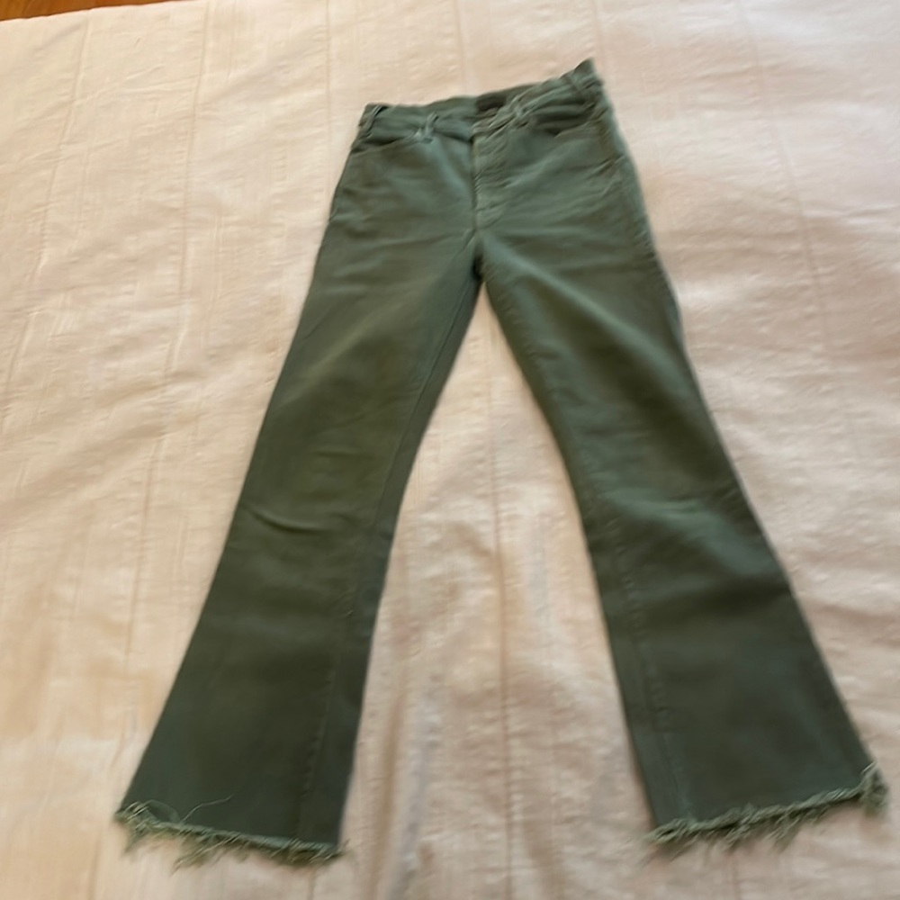 Mother Bootcut crop jeans